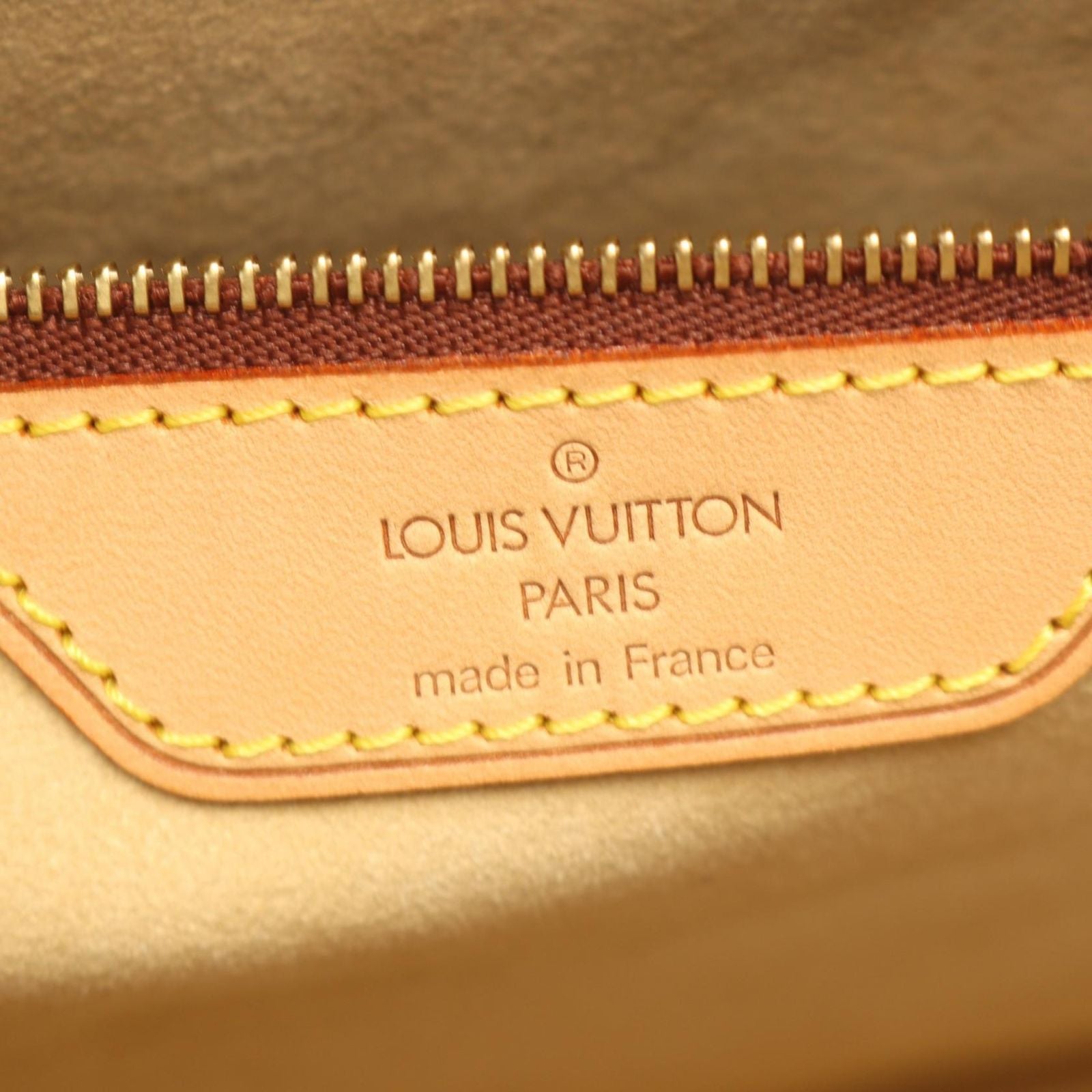 Louis Vuitton Tote Monogram Canvas Leather — view 4