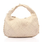 Bottega Veneta Handbag Intrecciato Ivory Leather Shoulder
