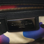 Dior Handbag Lady Dior Cannage 2-Way Black Leather Tote — view 4