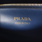 Prada Handbag Saffiano Cuir C Monochrome 2-Way Blue Leather — view 4