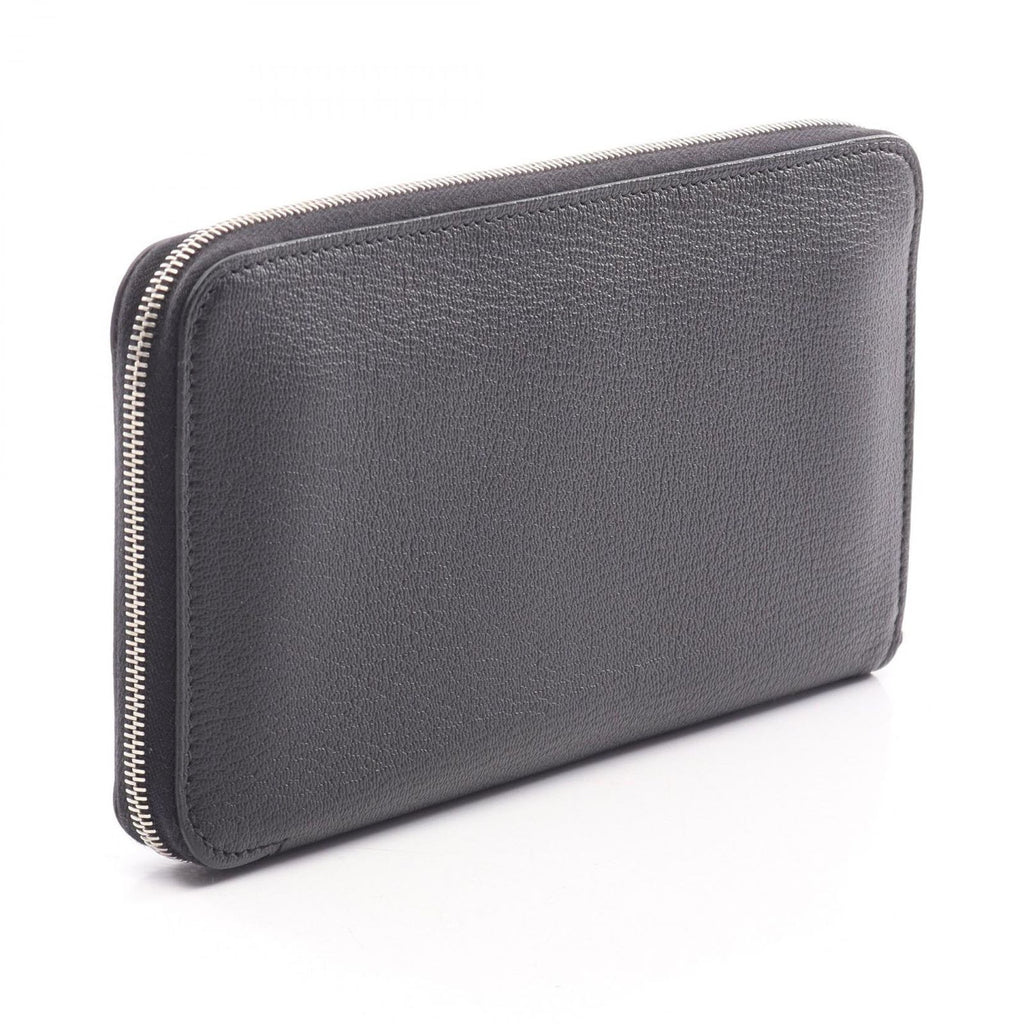 Hermes Round Wallet Azap Long Classic Black Leather — view 2