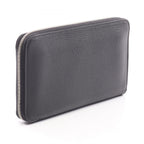 Hermes Round Wallet Azap Long Classic Black Leather — view 2