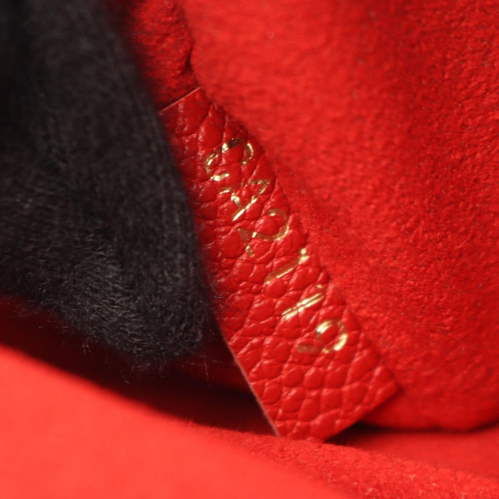 Louis Vuitton Shoulder Bag Saint Placide Monogram Cerise Canvas Leather — view 5