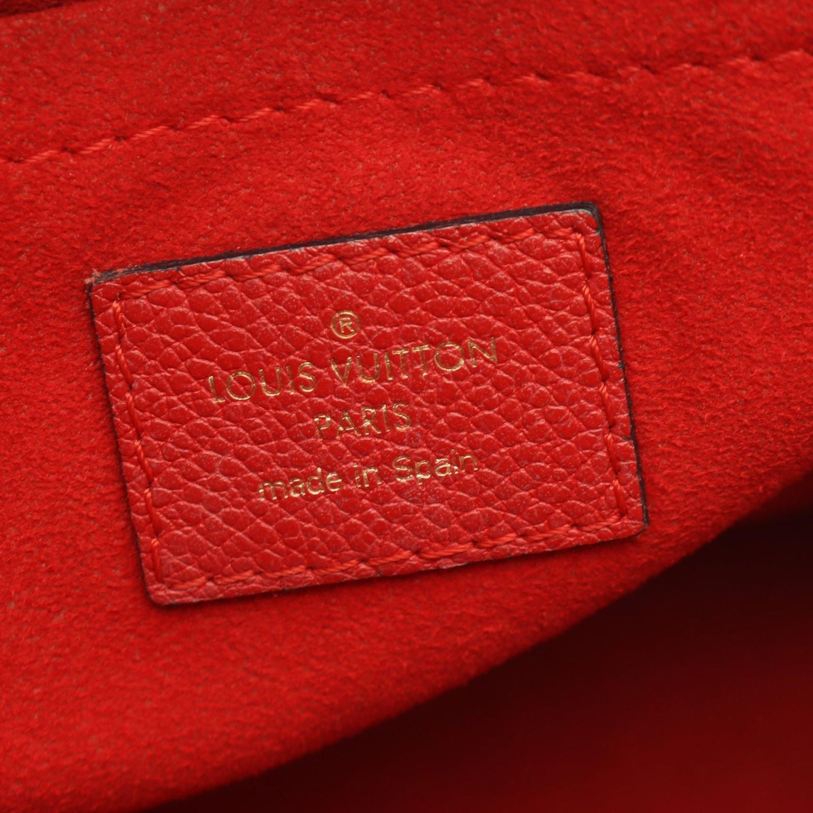 Louis Vuitton Shoulder Bag Saint Placide Monogram Cerise Canvas Leather — view 4
