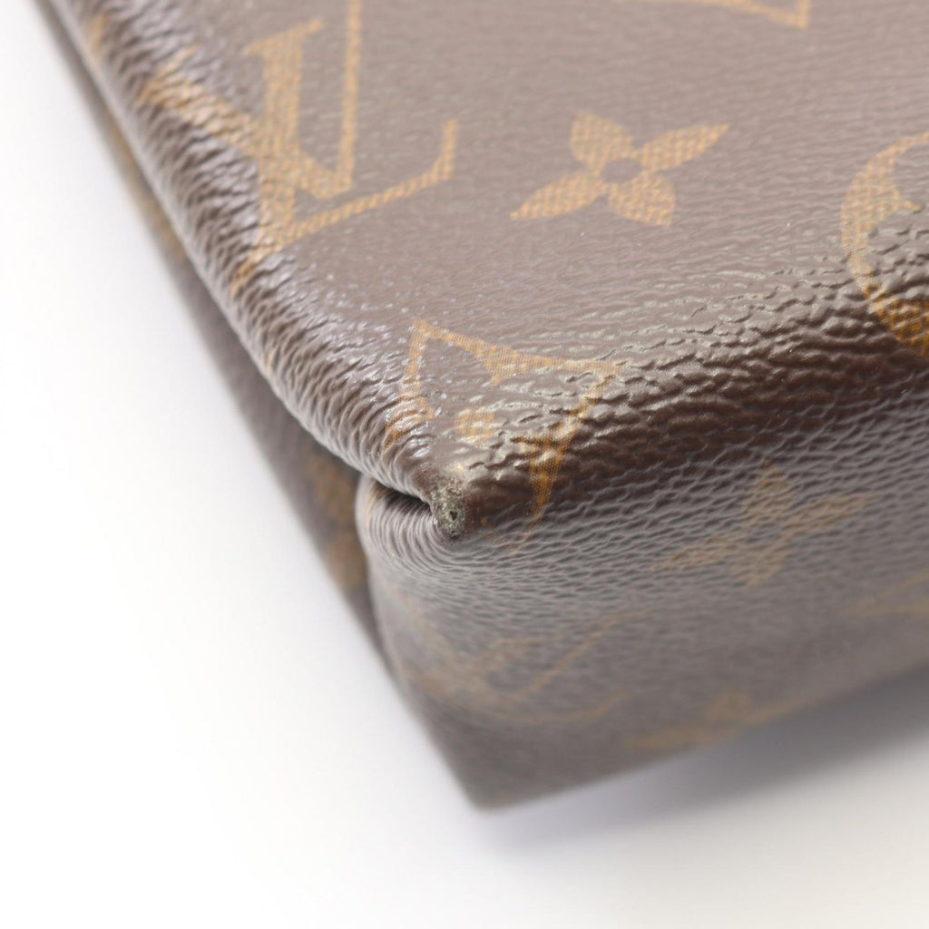 Louis Vuitton Shoulder Bag Saint Placide Monogram Cerise Canvas Leather — view 6