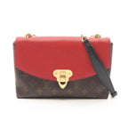 Louis Vuitton Shoulder Bag Saint Placide Monogram Cerise Canvas Leather