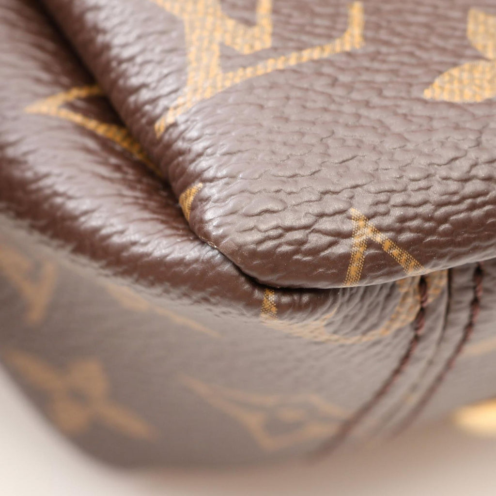 Louis Vuitton Handbag Pallas BB Monogram Noir 2-Way Canvas Leather — view 6