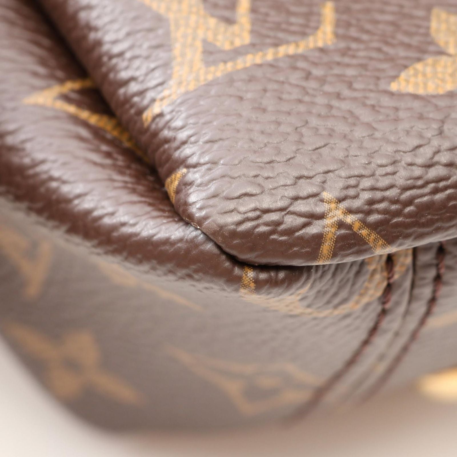 Louis Vuitton Handbag Pallas BB Monogram Noir 2-Way Canvas Leather — view 6