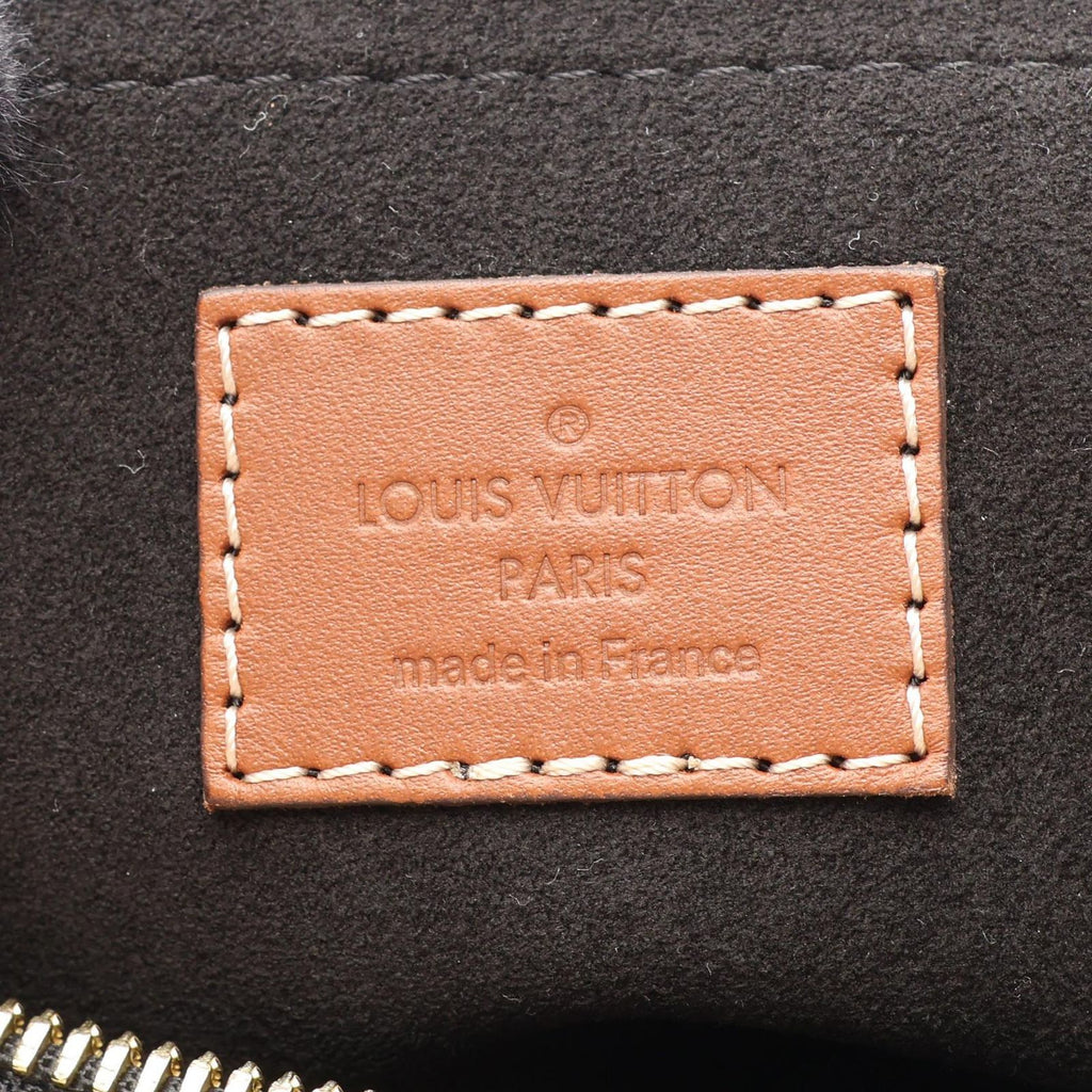 Louis Vuitton Handbag Pallas BB Monogram Noir 2-Way Canvas Leather — view 4