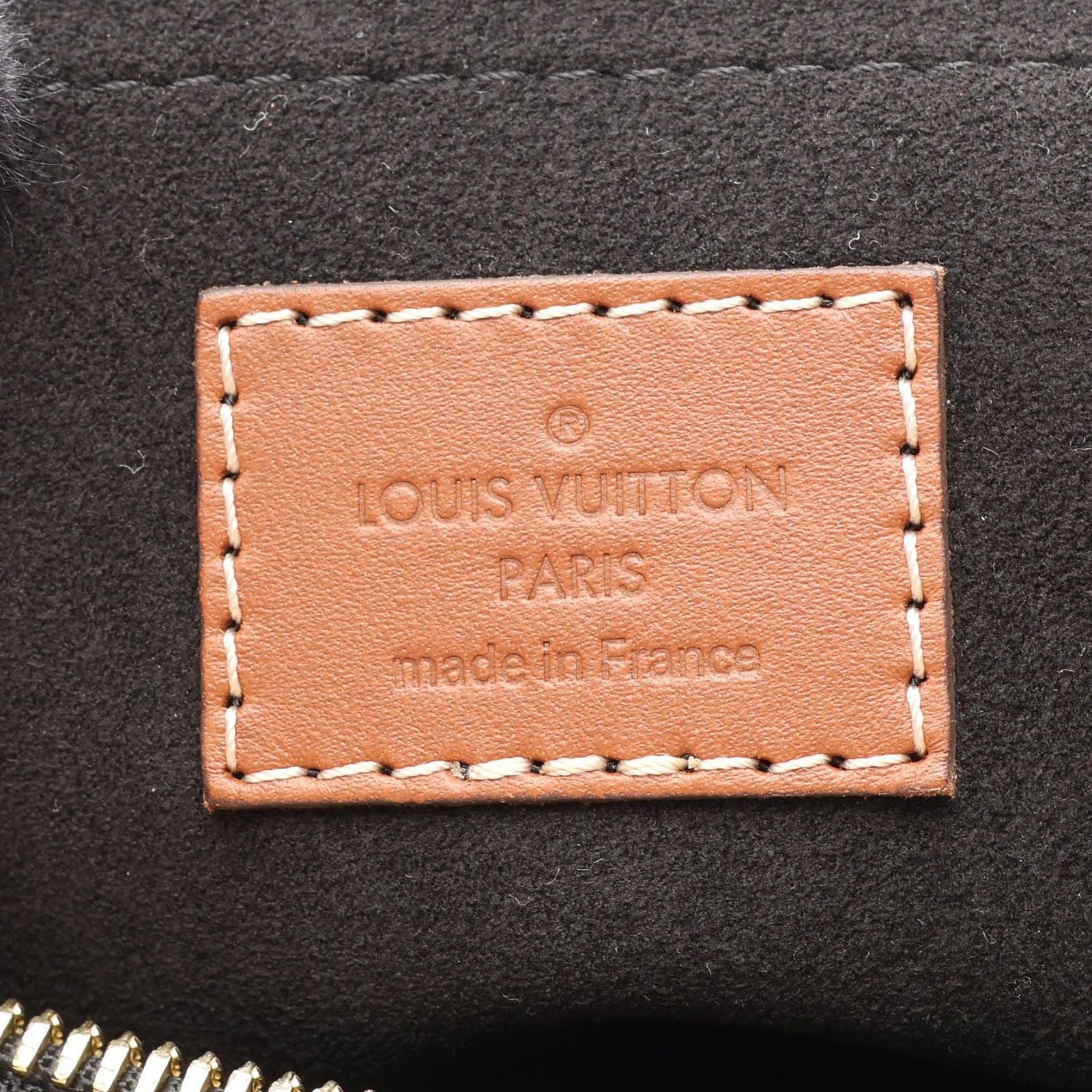 Louis Vuitton Handbag Pallas BB Monogram Noir 2-Way Canvas Leather — view 4