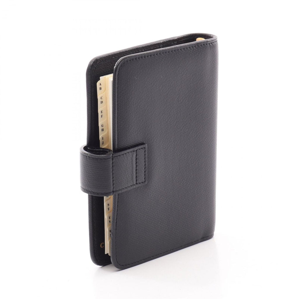 Chanel Notebook Cover Coco Button Agenda Black Leather — view 2