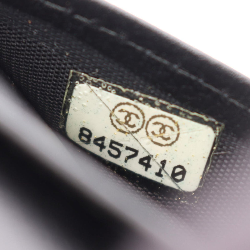 Chanel Notebook Cover Coco Button Agenda Black Leather — view 5