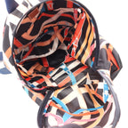 Hermes Backpack Air Silk Cavalcadur Black Multi — view 3