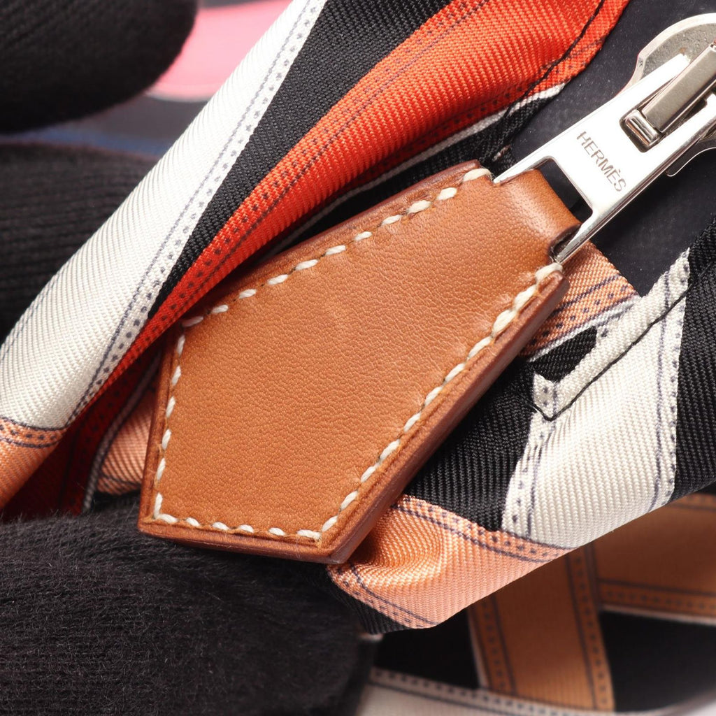Hermes Backpack Air Silk Cavalcadur Black Multi — view 6