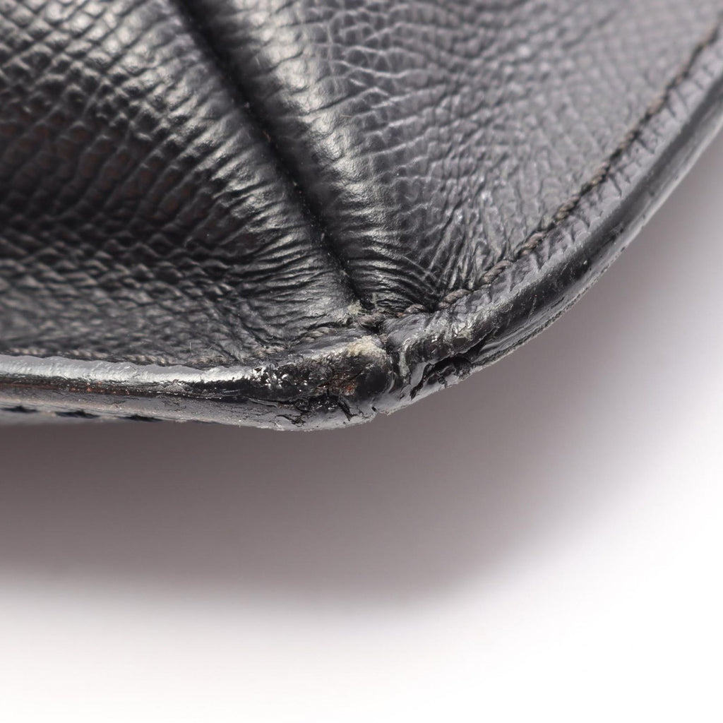Chanel Tote Logo Black Caviar Leather Shoulder — view 7