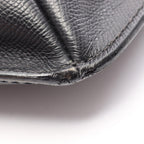 Chanel Tote Logo Black Caviar Leather Shoulder — view 7