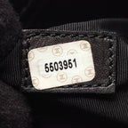Chanel Tote Logo Black Caviar Leather Shoulder — view 5
