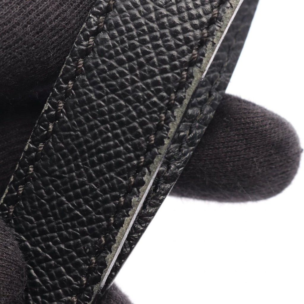 Chanel Tote Logo Black Caviar Leather Shoulder — view 9