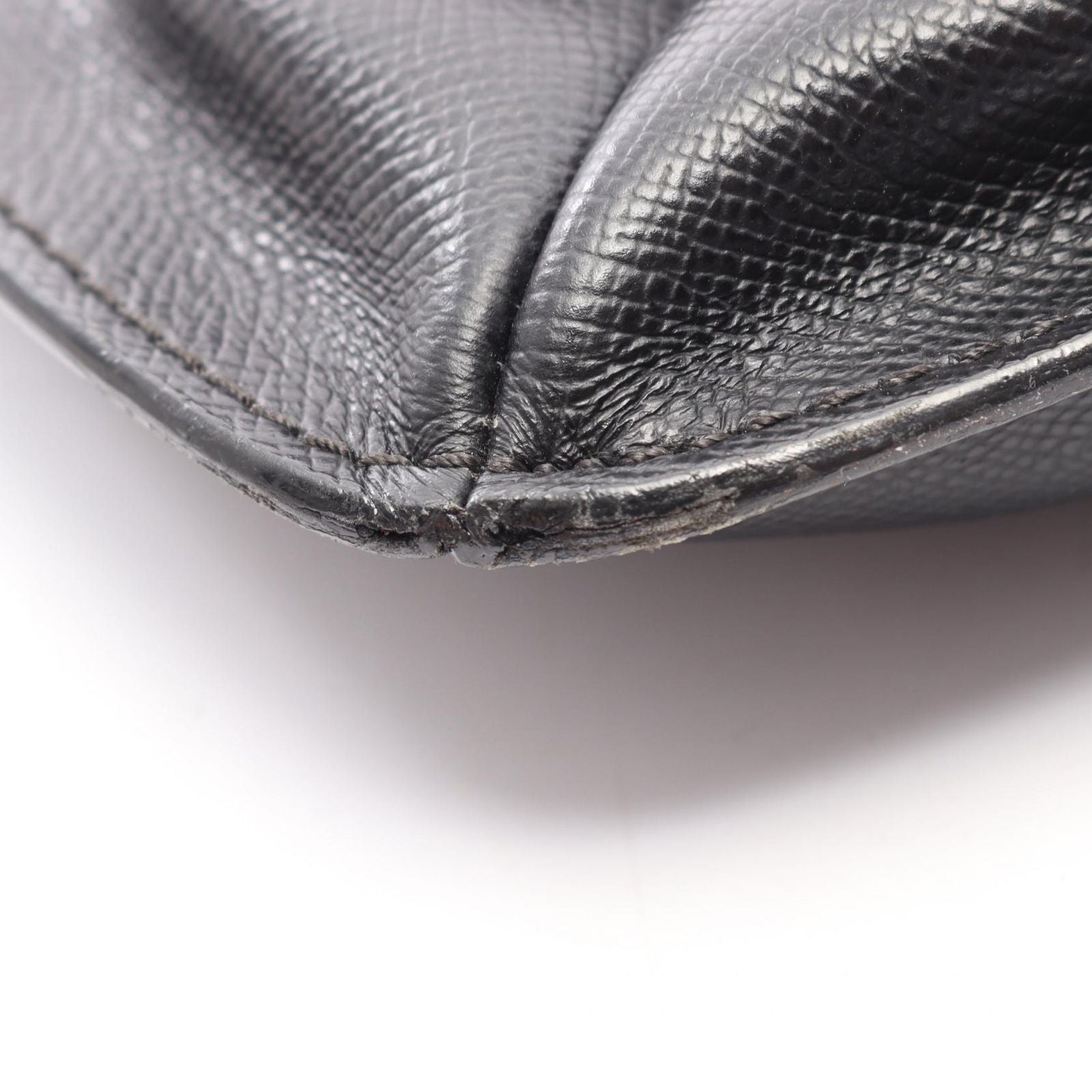 Chanel Tote Logo Black Caviar Leather Shoulder — view 6