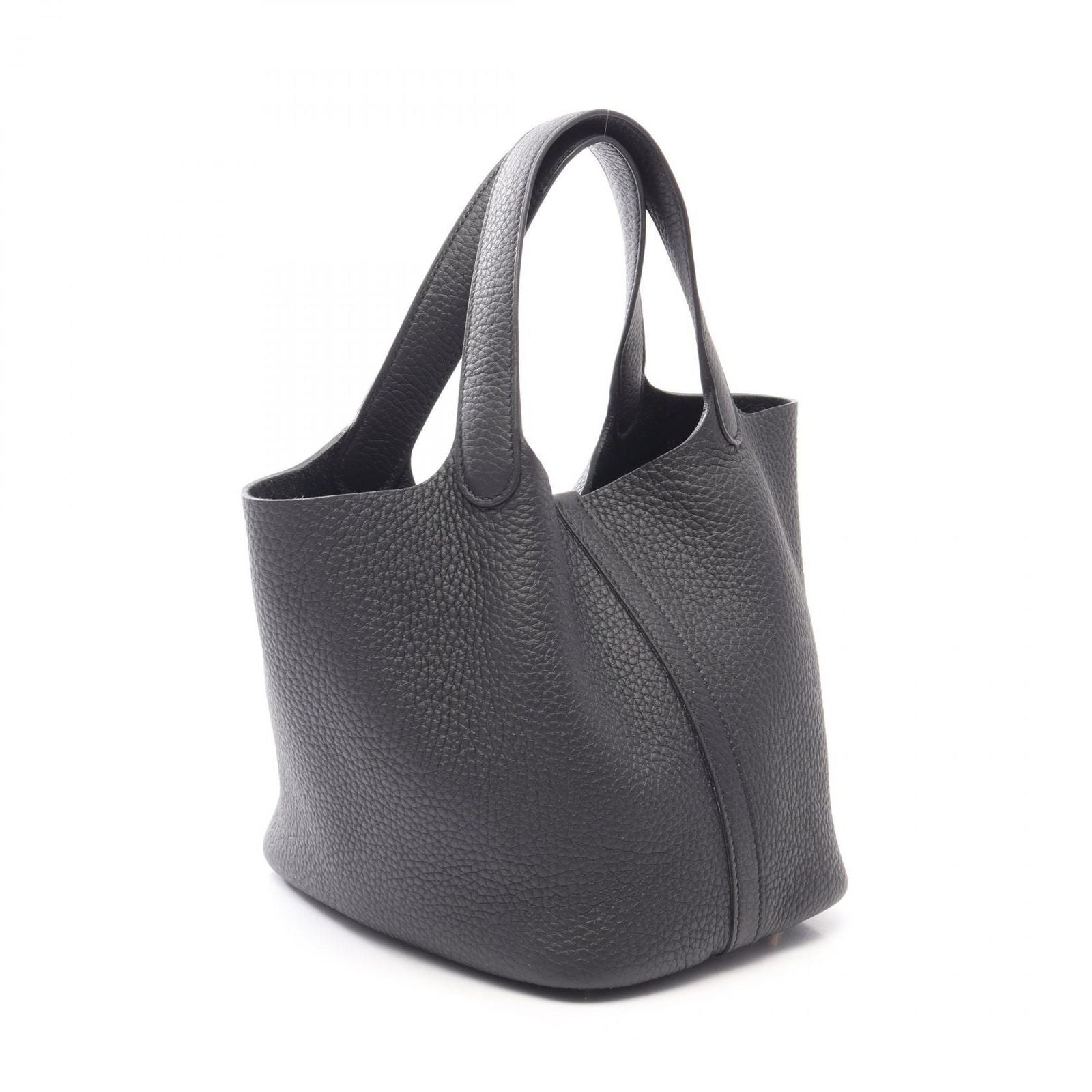 Hermes Handbag Picotin Lock PM Black Leather — view 2