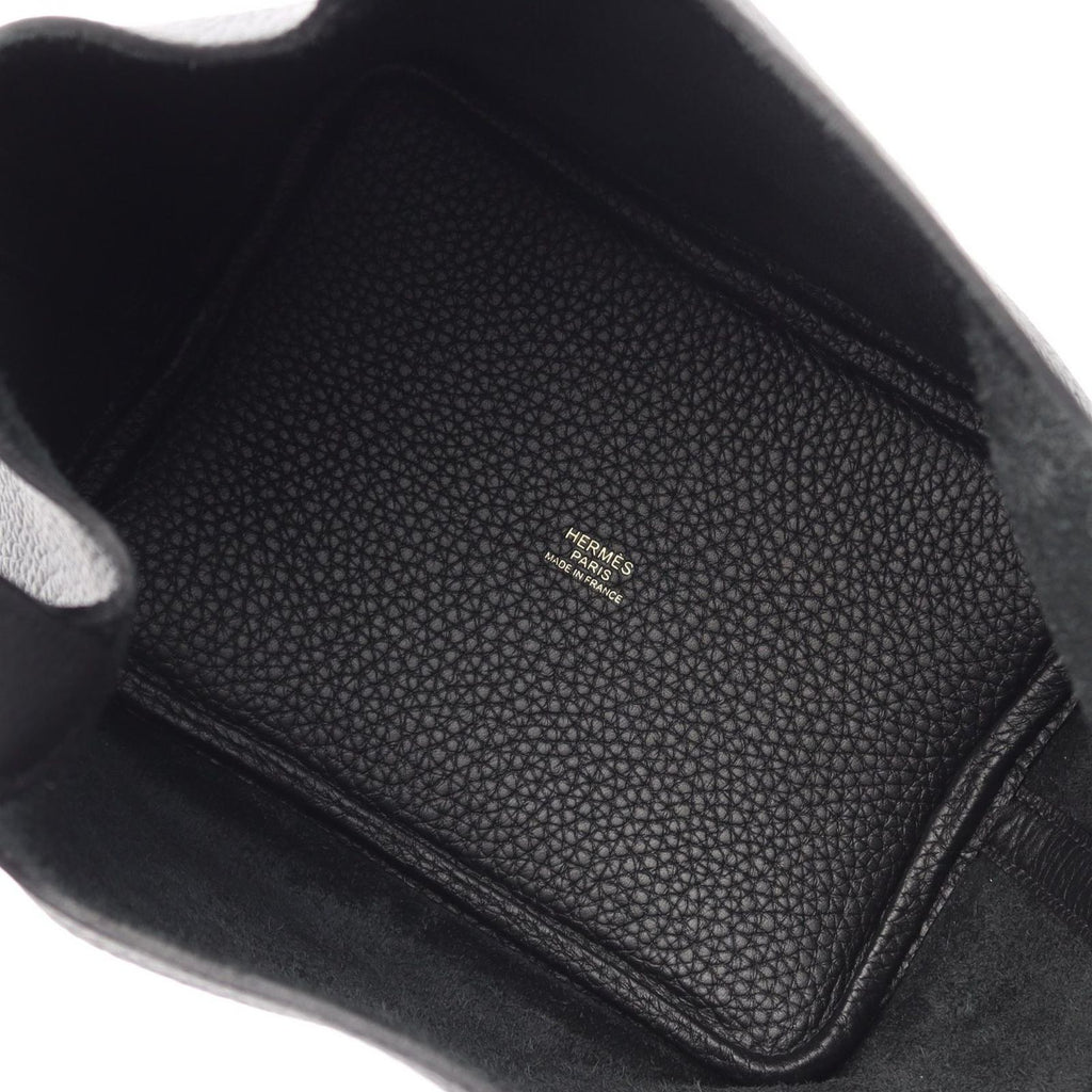 Hermes Handbag Picotin Lock PM Black Leather — view 3