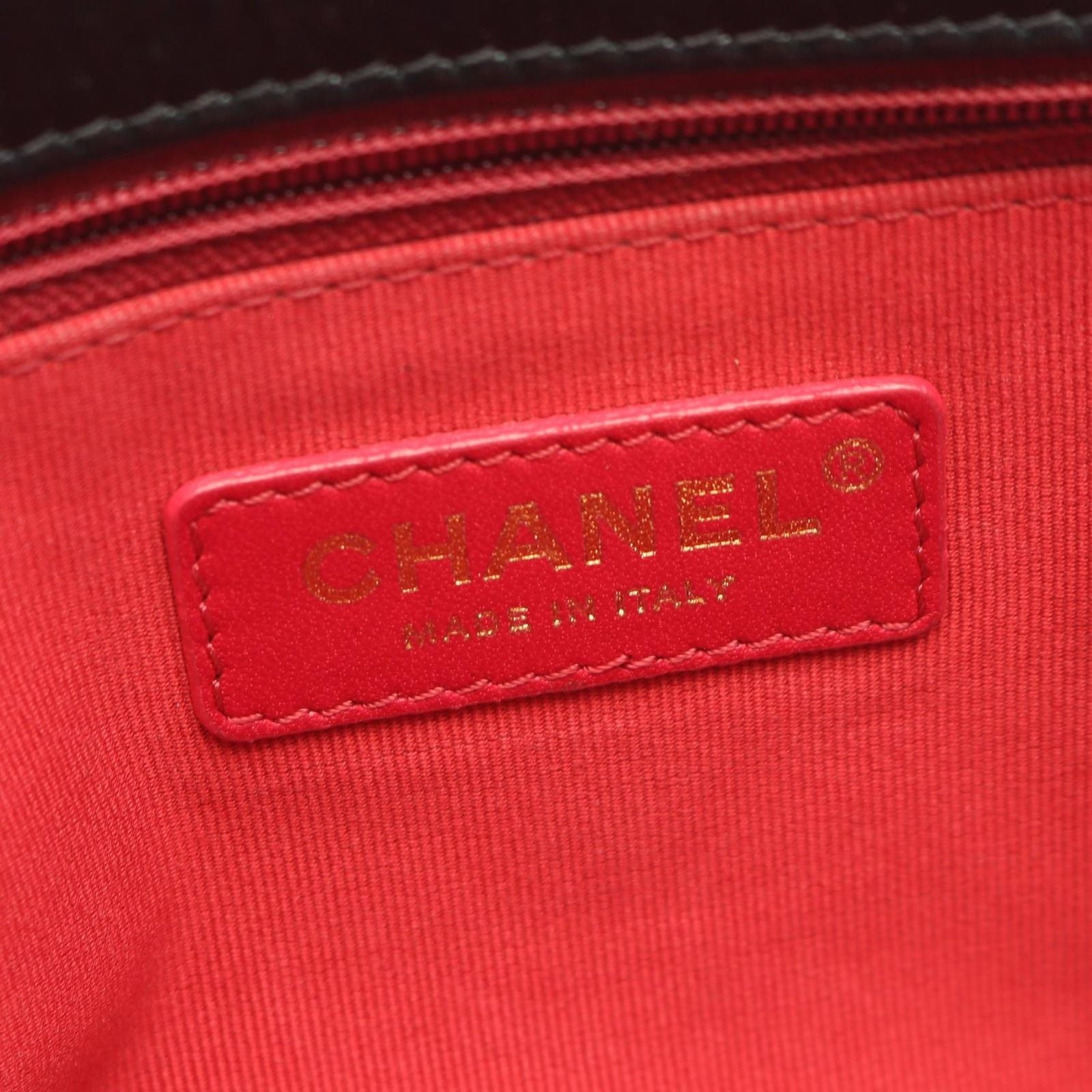 Chanel Shoulder Bag Quilted Black Leather Small Flap Chain — view 4