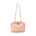 Gucci Shoulder Bag GG Marmont Pink Leather Chain