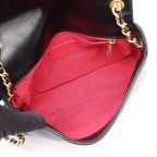 Chanel Shoulder Bag Quilted 2-Way Black Leather Full Flap Chain — view 3