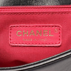 Chanel Shoulder Bag Quilted 2-Way Black Leather Full Flap Chain — view 4