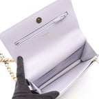 Chanel Shoulder Bag 19 D'isneuf Quilted 2-Way Lavender Lambskin 19 Chain Wallet — view 3