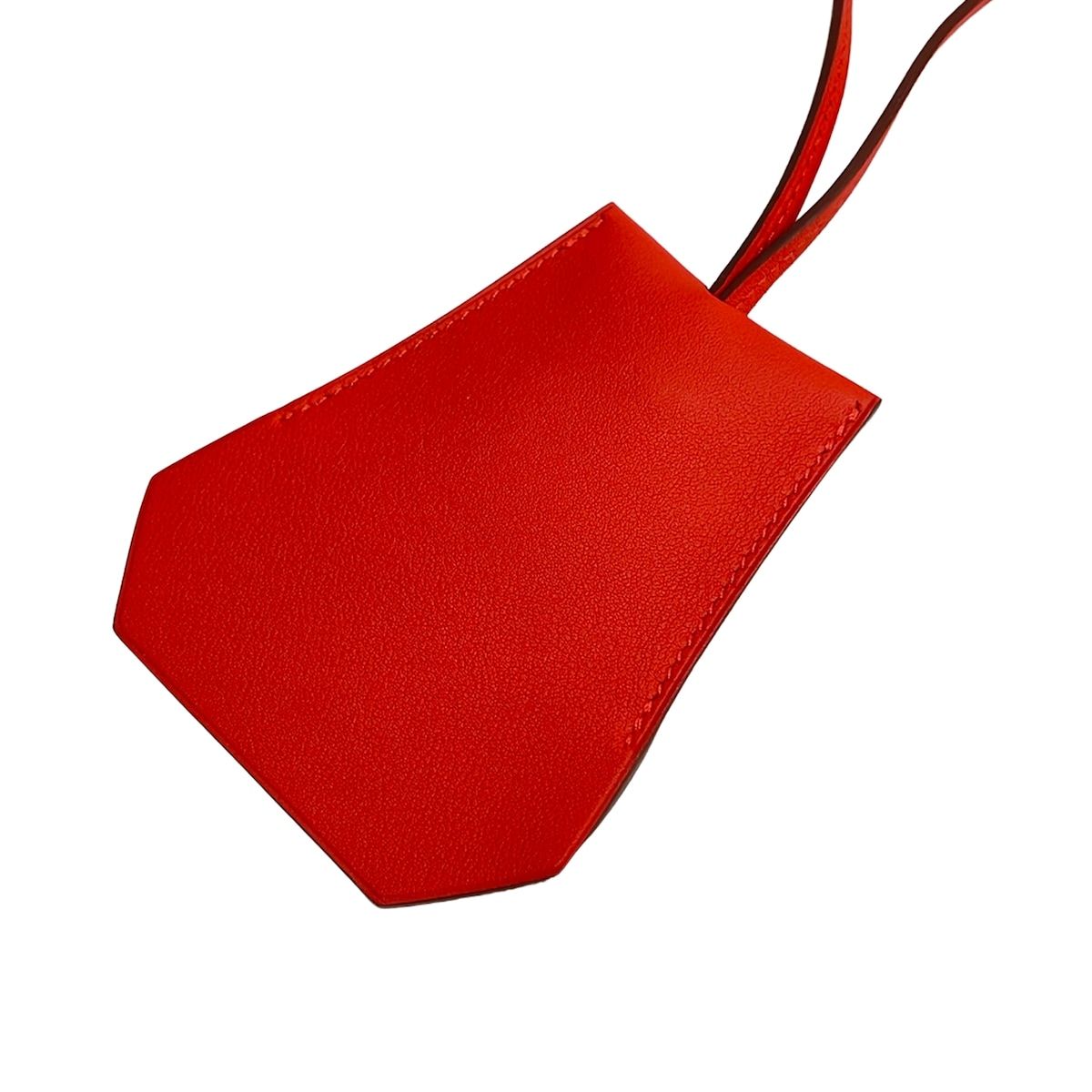 Hermes Necklace Clochette Capucines Silver Key Ring