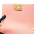 Chanel Shoulder Bag Boy Small Pink Rainbow Leather Boy Stitch Chain — view 9