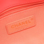 Chanel Shoulder Bag Quilted Logo Pink Lambskin Small Flap Chain — view 4