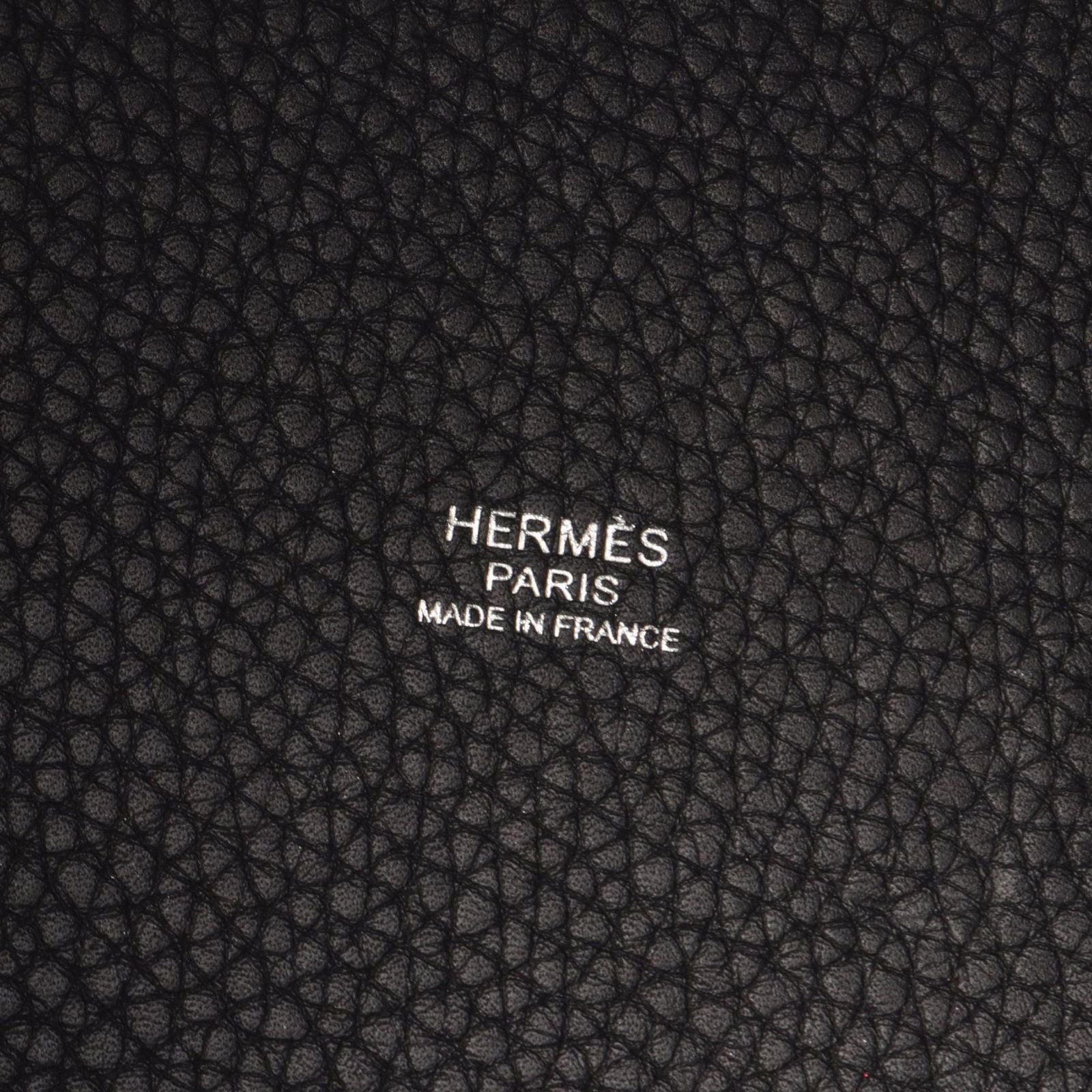 Hermes Handbag Picotin Lock MM Black Leather — view 4