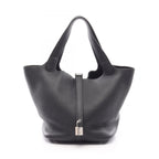 Hermes Handbag Picotin Lock MM Black Leather