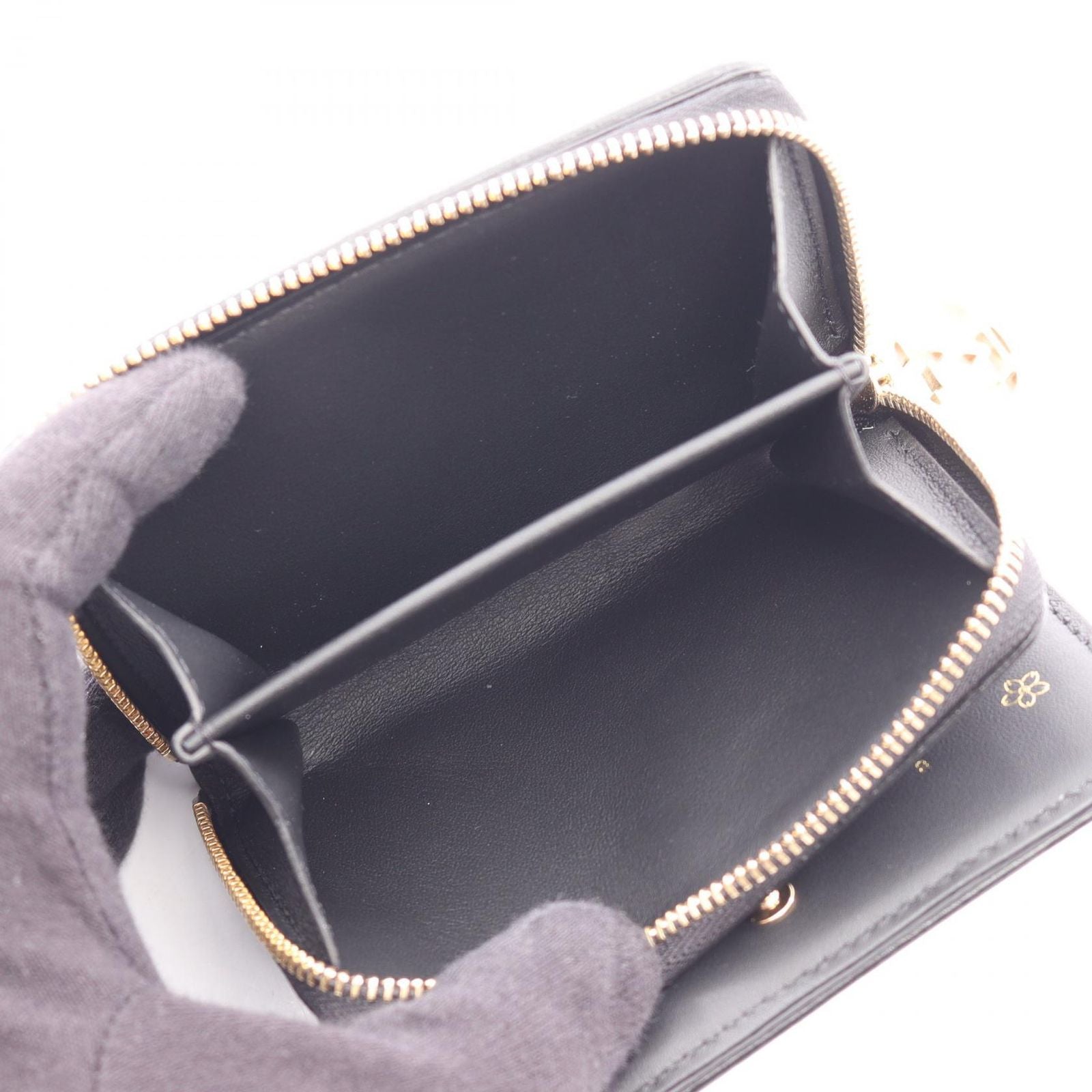 Louis Vuitton Bifold Wallet LV TM Portefeuille Lou Noir Multicolor Leather LV — view 4