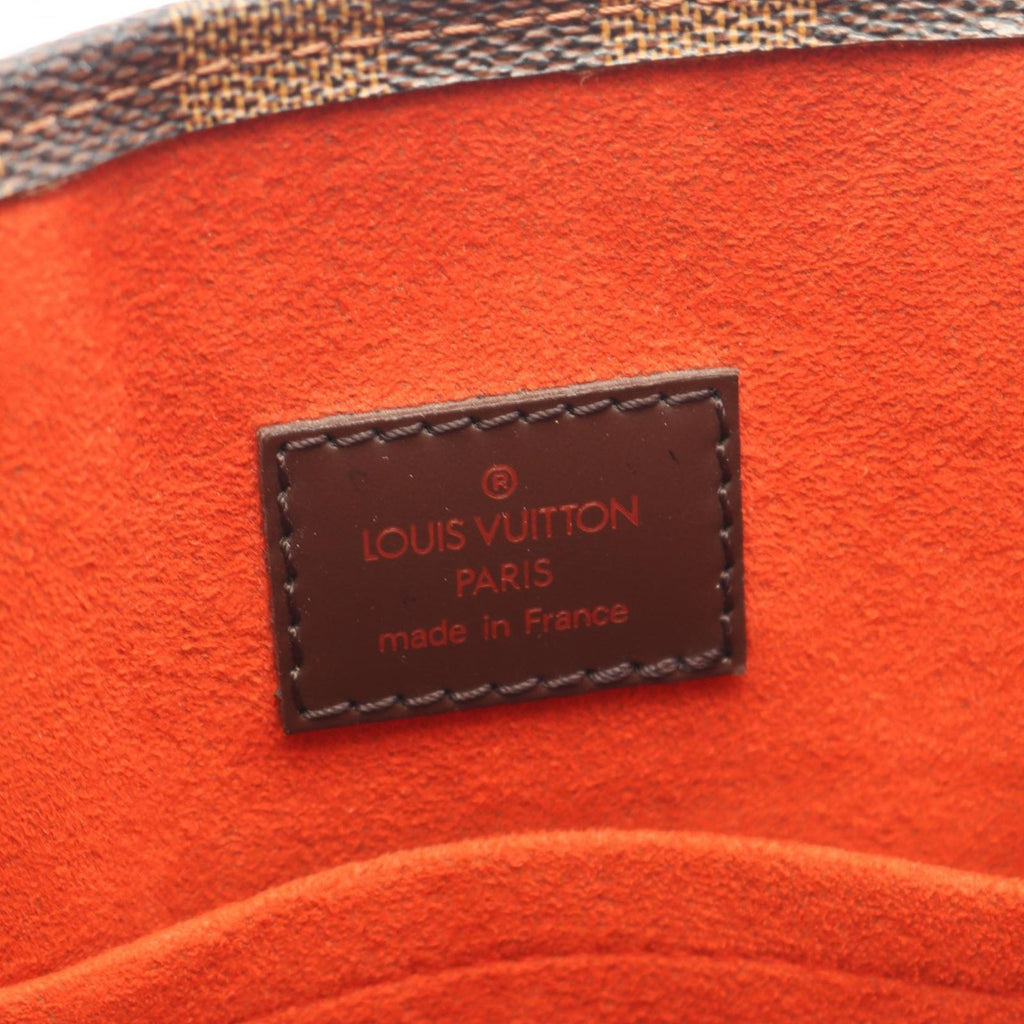 Louis Vuitton Tote Sac Plat Damier Ebene Canvas Leather — view 4
