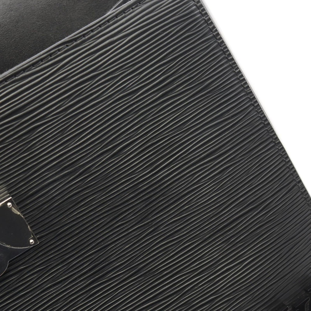Louis Vuitton Handbag Cluny Mm Epi Noir 2-Way Leather — view 8