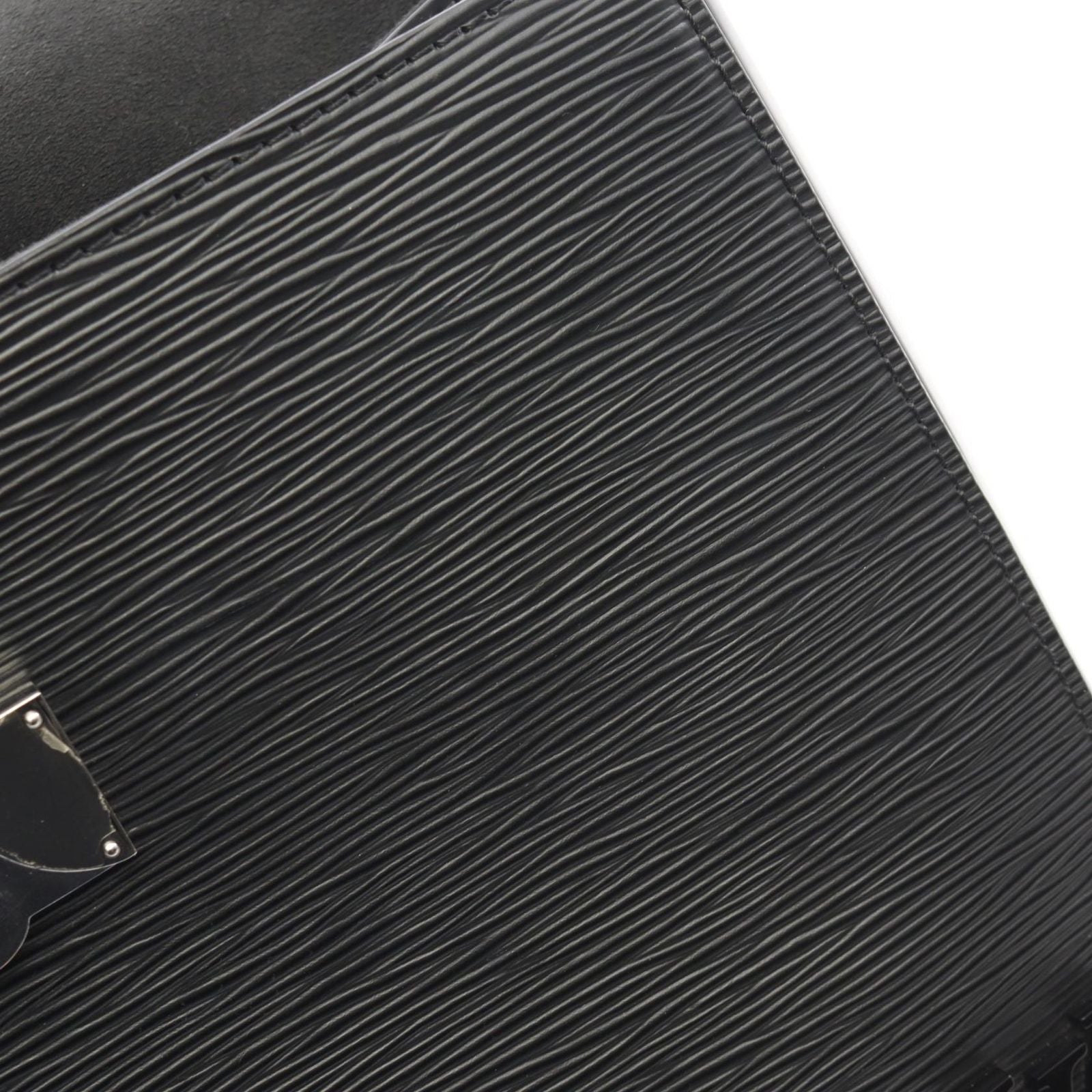 Louis Vuitton Handbag Cluny Mm Epi Noir 2-Way Leather — view 8