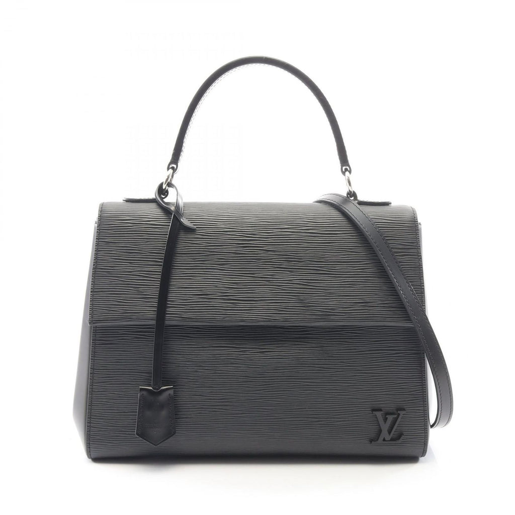 Louis Vuitton Handbag Cluny Mm Epi Noir 2-Way Leather