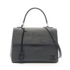 Louis Vuitton Handbag Cluny Mm Epi Noir 2-Way Leather