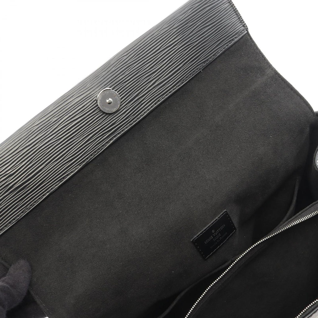 Louis Vuitton Handbag Cluny Mm Epi Noir 2-Way Leather — view 6