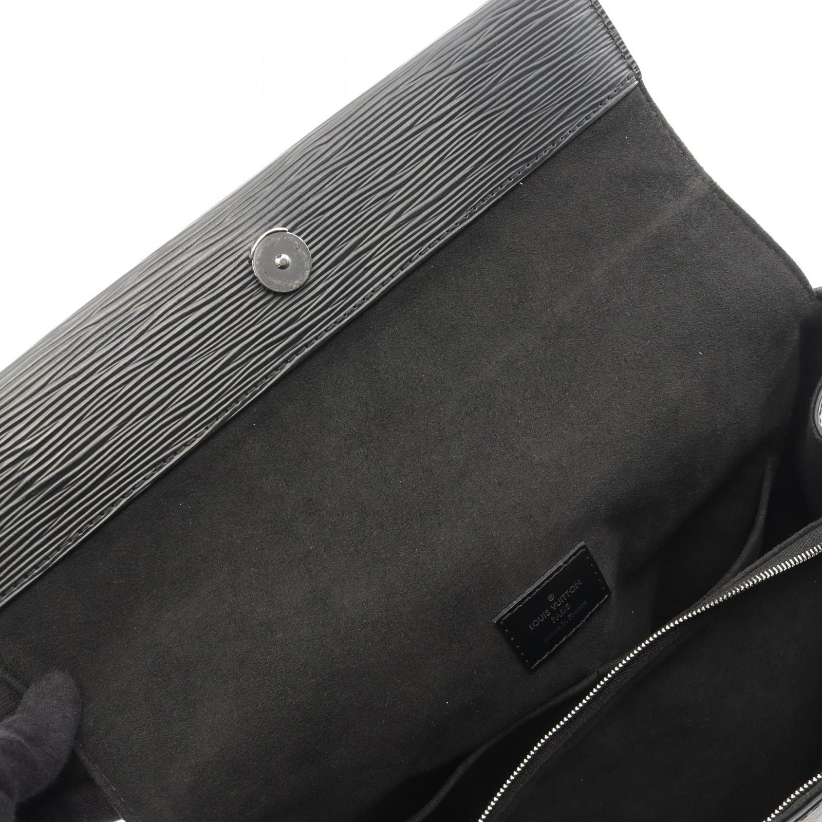 Louis Vuitton Handbag Cluny Mm Epi Noir 2-Way Leather — view 6