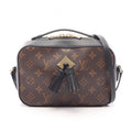 Louis Vuitton Shoulder Bag Saintonge 2-Way Noir Canvas Leather