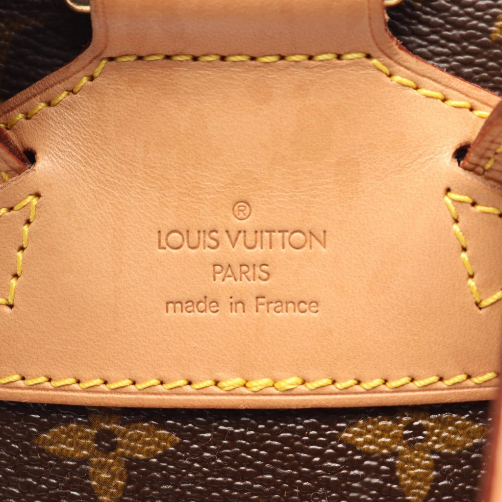 Louis Vuitton Backpack Montsouris MM Canvas Leather — view 4
