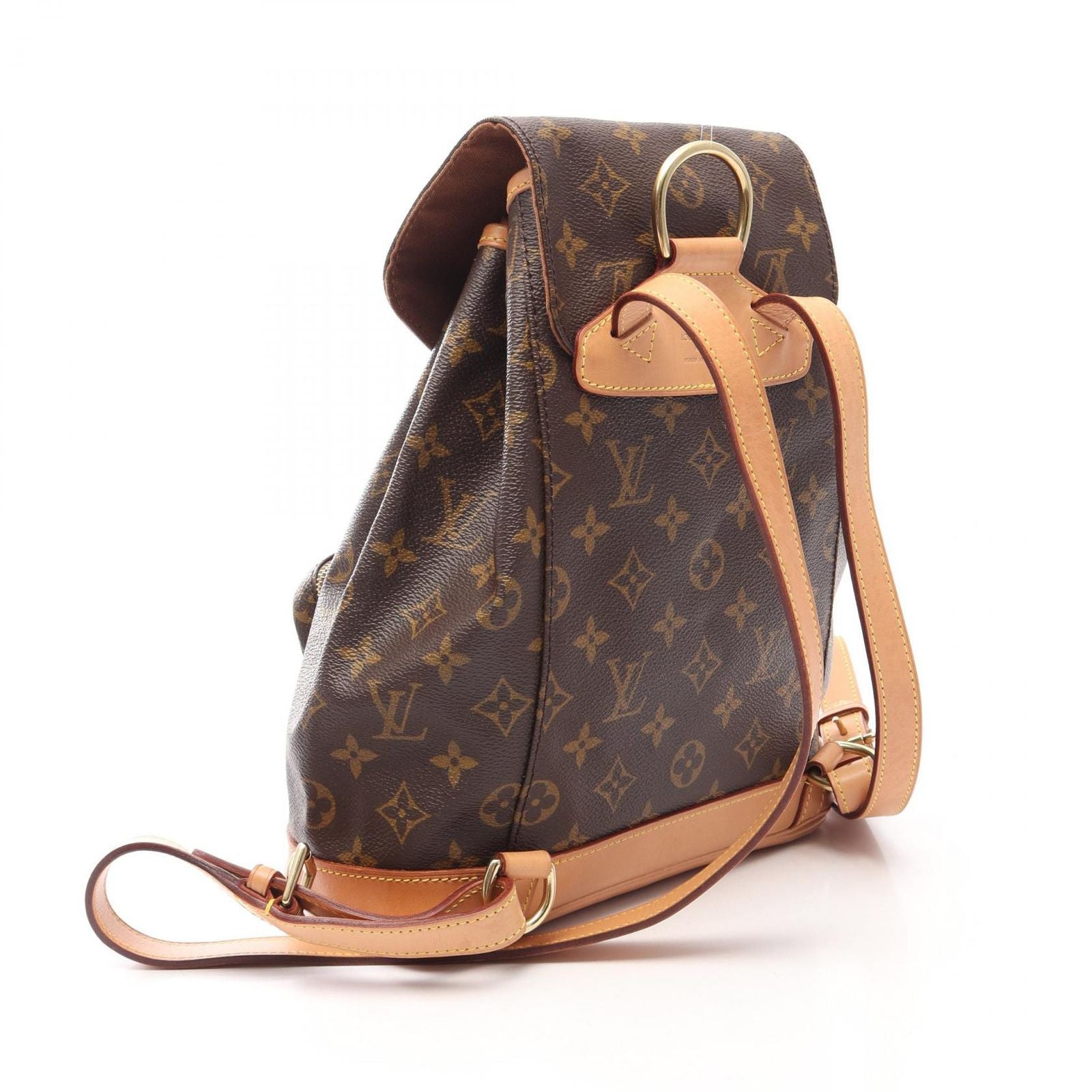 Louis Vuitton Backpack Montsouris MM Canvas Leather — view 2