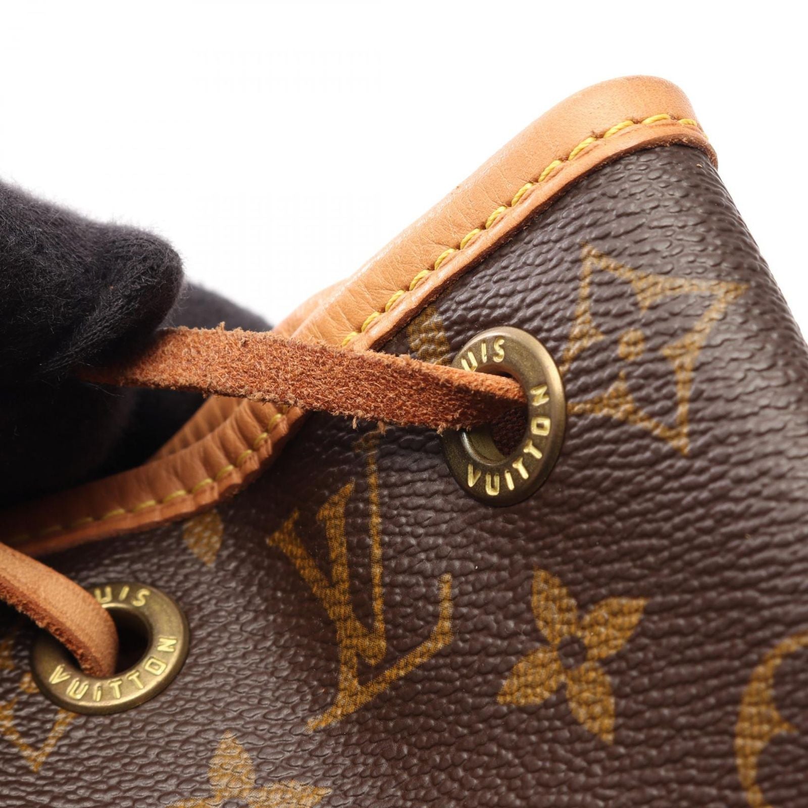 Louis Vuitton Backpack Montsouris MM Canvas Leather — view 8