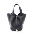Hermes Handbag Picotin Lock PM Black Leather