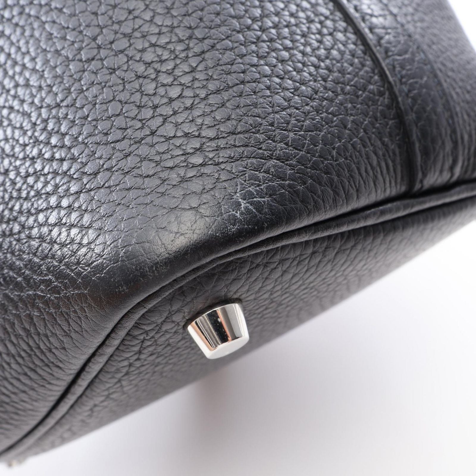 Hermes Handbag Picotin Lock PM Black Leather — view 6