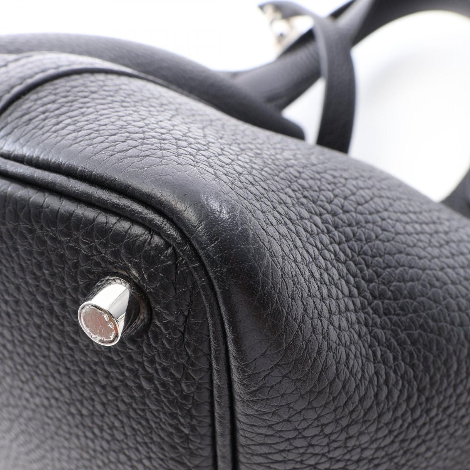 Hermes Handbag Picotin Lock PM Black Leather — view 8